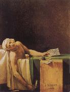 Jacques-Louis David The Death of Marat painting